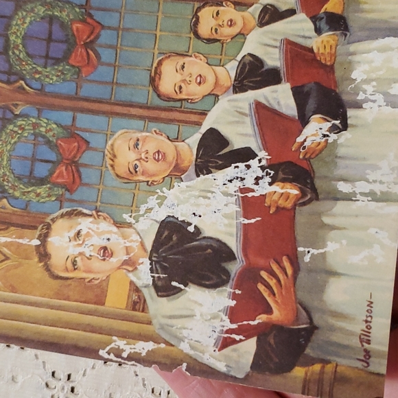 Christmas BOOK - VTG 1950s "Carols for Christmas" Booklet Artist Joe Tillotson - Picture 15 of 16